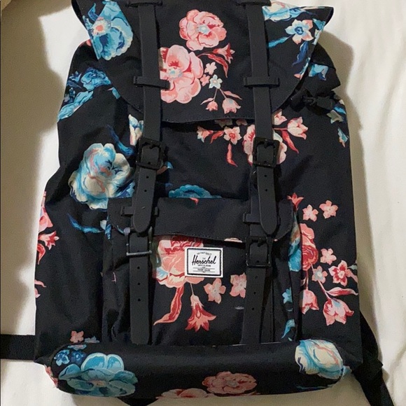 Floral Herschel backpack